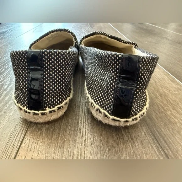 Tory Burch Lonnie espadrilles Flats Black tan Size 7 - Picture 4 of 8